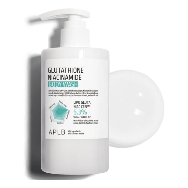 شوینده بدن گلوتاتیون و نیاسین آمید روشن کننده قوی پوست APLB Glutathione Niacinamide Body Lotion