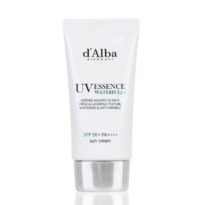 ضدافتاب آبرسان و جوانساز ترافل سفید دالبا dalba waterfull sunscreen spf50