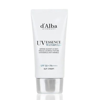 ضدافتاب آبرسان و جوانساز ترافل سفید دالبا dalba waterfull sunscreen spf50