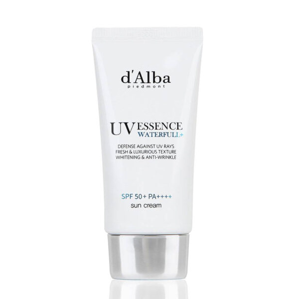 ضدافتاب آبرسان و جوانساز ترافل سفید دالبا dalba waterfull sunscreen spf50