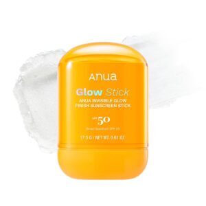 ضدافتاب استیکی پوست شیشه ای و درخشان آنوا Anua Invisible Glow Sun Stick