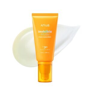 ضدافتاب مات محوکننده منافذ آنوا Anua Invisible Matte Finish Sunscreen