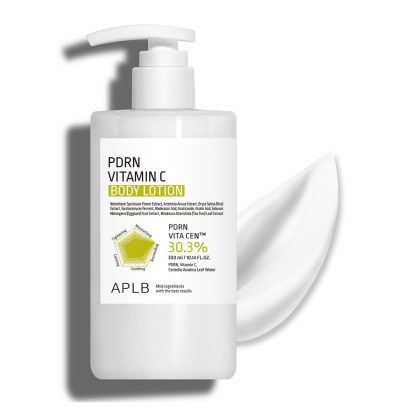 لوسیون بدن ویتامین سی و PDRN روشن کننده و احیا پوست APLB BODY LOTION PDRN & VITAMIN C