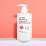 لوسیون بدن کافئین و نیاسین آمید ضد لک و تیرگی بدن APLB BODY LOTION CAFFEINE NIACINAMIDE