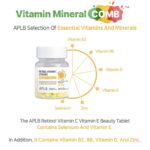 مکمل رتینول و ویتامین سی جوانساز و کاهش دهنده منافذ پوست APLB Retinol Vitamin C E Beauty Tablet - Image 11