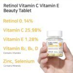 مکمل رتینول و ویتامین سی جوانساز و کاهش دهنده منافذ پوست APLB Retinol Vitamin C E Beauty Tablet - Image 19