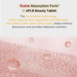 مکمل رتینول و ویتامین سی جوانساز و کاهش دهنده منافذ پوست APLB Retinol Vitamin C E Beauty Tablet - Image 9