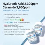 مکمل هیالورانیک اسید و سرامید آبرسان پوست APLB Hyaluronic Acid Ceramide Beauty Tablet - Image 13