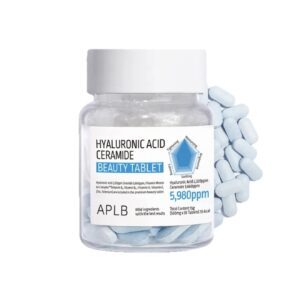 مکمل هیالورانیک اسید و سرامید آبرسان پوست APLB Hyaluronic Acid Ceramide Beauty Tablet