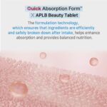 مکمل هیالورانیک اسید و سرامید آبرسان پوست APLB Hyaluronic Acid Ceramide Beauty Tablet - Image 7