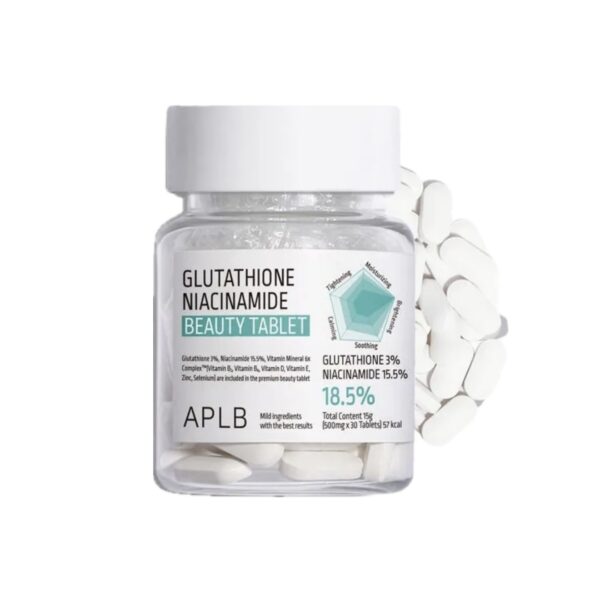مکمل گلوتاتیون و نیاسین روشن و درخشان کننده پوست APLB Glutathione Niacinamide Beauty