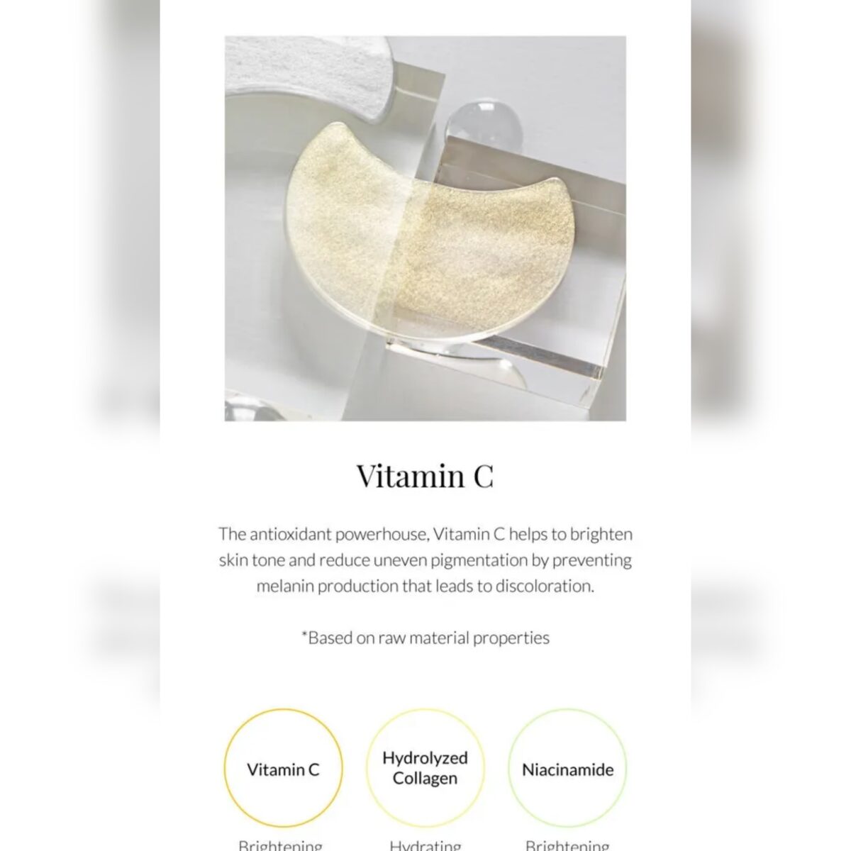 پچ چشم ژلی ویتامین سی روشن کننده کی سکرت K-SECRET EXTRA ILLUMINATING VIT C EYE GEL PATCHES - Image 5