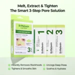 پک ماسک بینی 3 مرحله کاکتوس دکتر ملاکسین DR.MELAXIN CACTOX 3-Step Nose Mask Pack - Image 2