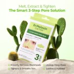 پک ماسک بینی 3 مرحله کاکتوس دکتر ملاکسین DR.MELAXIN CACTOX 3-Step Nose Mask Pack - Image 6