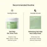 ژل تونر پد ضدجوش و کنترل چربی جلبک دریا بیودنس Biodance Sea Kelp Gel Toner Pads - Image 9