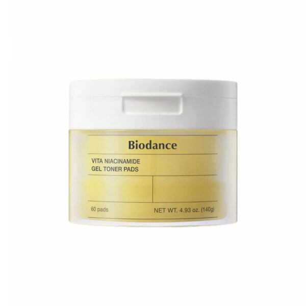 ژل تونر پد نیاسین آمید ضد لک و روشن کننده بیودنس BIODANCE Vita Niacinamide Gel Toner Pads