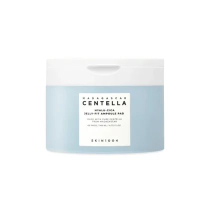 آمپول پد ژلی هیالو سیکا اسکین 1004 سنتلا آبرسان و درخشان کننده skin1004 centella Hyalu-Cica Jelly-Fit Ampoule Pad