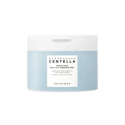 آمپول پد ژلی هیالو سیکا اسکین 1004 سنتلا آبرسان و درخشان کننده skin1004 centella Hyalu-Cica Jelly-Fit Ampoule Pad