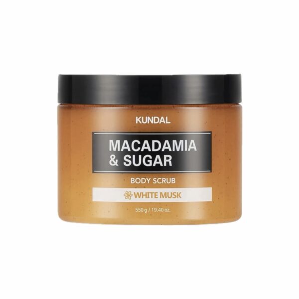 اسکراب شکری بدن ماکادمیا کوندال KUNDAL MACADAMIA & SUGAR BODY SCRUB