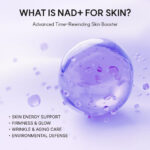 بوستر شات NAD نامبوزین احیا و ترمیم کننده صورت و چشم Arencia NAD+ Serum Booster Shot