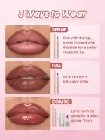 خط لب ماژیکی شیگلم  SHEGLAM TRUE STAIN LIQUID LIP LINER - تصویر 2