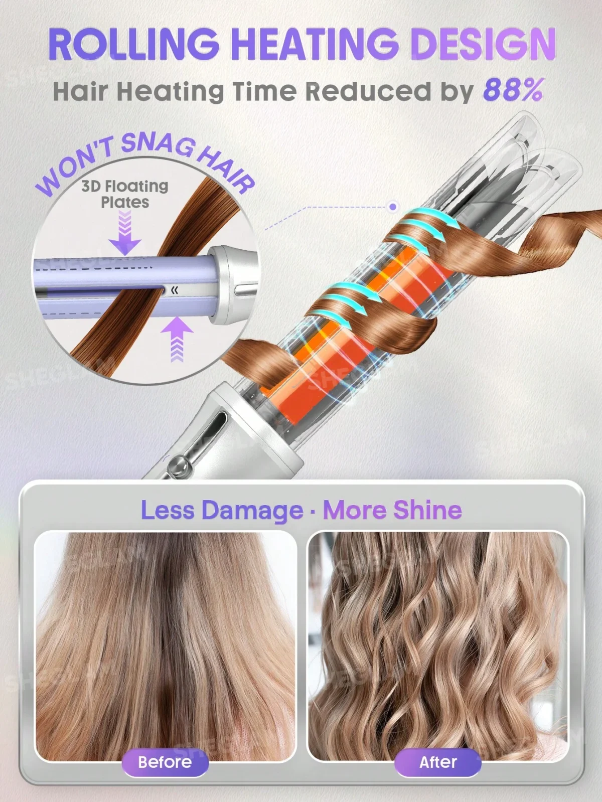 دستگاه کرلی ایر فلو پرو شیگلم Sheglam One Touch Airflow styler pro - Image 6