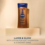 روغن بدن ژلی شاین کره کاکائو وازلین آبرسان قوی Vaseline Glazed and Glisten Golden Hour Body Gel Oil - Image 10