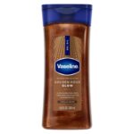 روغن بدن ژلی شاین کره کاکائو وازلین آبرسان قوی Vaseline Glazed and Glisten Golden Hour Body Gel Oil