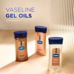 روغن بدن ژلی شاین کره کاکائو وازلین آبرسان قوی Vaseline Glazed and Glisten Golden Hour Body Gel Oil - Image 4
