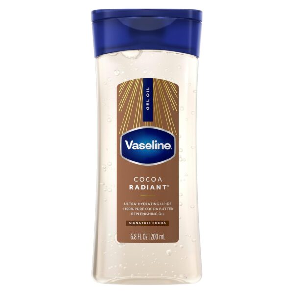 روغن بدن ژلی کاکائو وازلین آبرسان و درخشان کننده Vaseline Intensive Care Cocoa Radiant Body Gel Oil