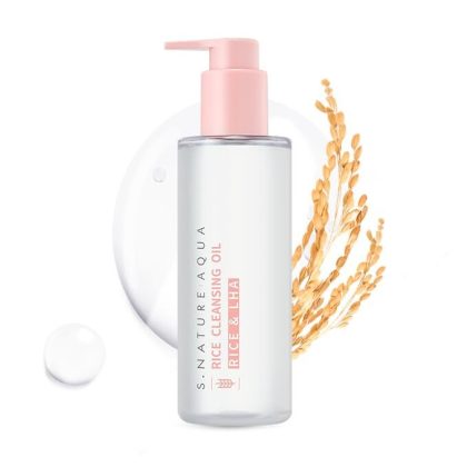 روغن پاک کننده برنج صورت و منافذ اس نیچر S.NATURE AQUA RICE CLEANSING OIL