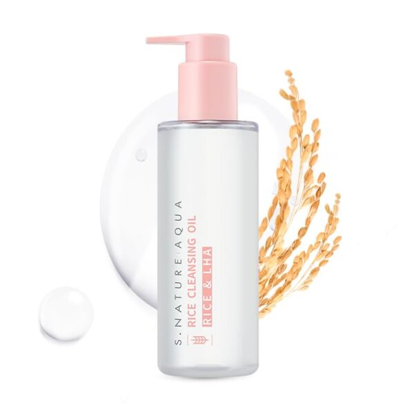 روغن پاک کننده برنج صورت و منافذ اس نیچر S.NATURE AQUA RICE CLEANSING OIL