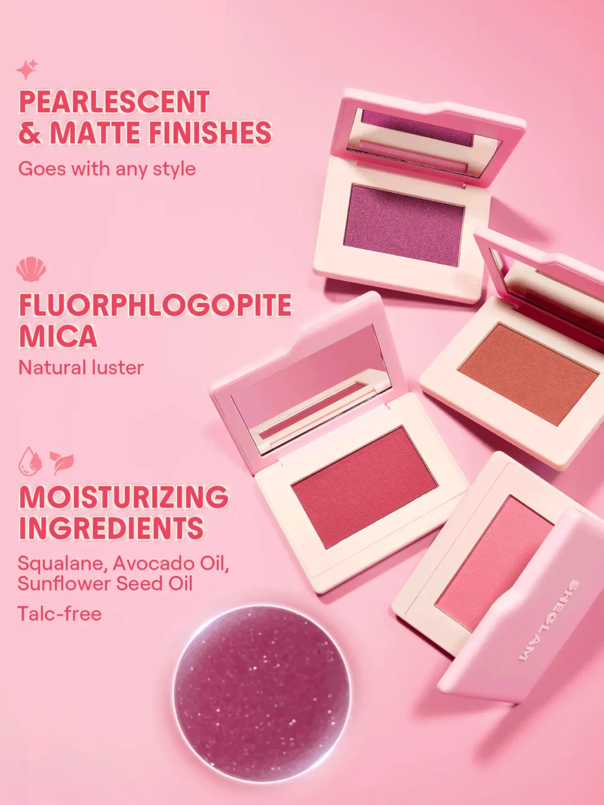 رژگونه پودری دریم تاچ شیگلم sheglam dream touch blush