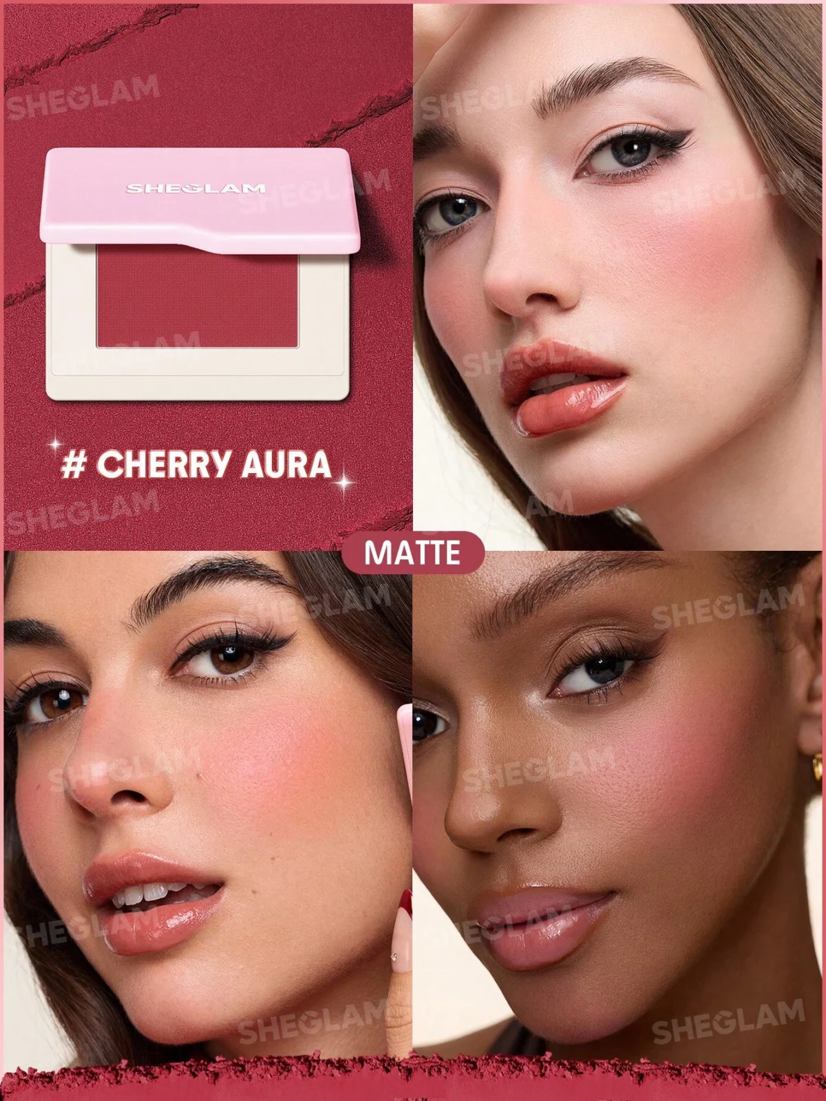 رژگونه پودری دریم تاچ شیگلم sheglam dream touch blush - Image 7