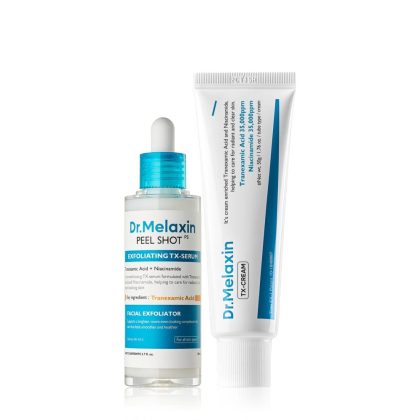 ست TXA اصلاح ملاسما و لک تیره دکتر ملاکسین Dr.Melaxin Dark Spot & Uneven Tone Peel Shot TX Duo