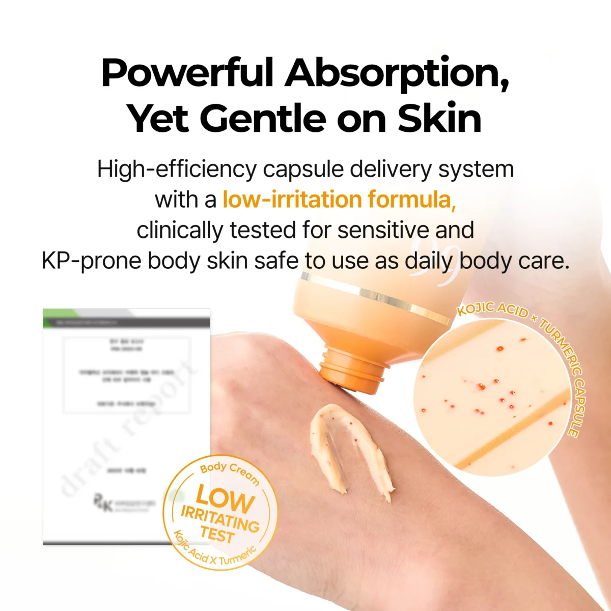 ست اصلاح رنگ و رفع تیرگی بدن دکتر ملاکسین کوجیک اسید و زردچوبه Dr.Melaxin Kojic Acid 2-Step Body Glow Routine - Image 2