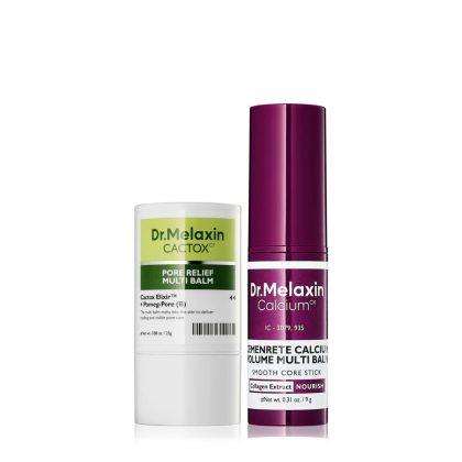 ست بالم کلسیوم و کاکتوس دکتر ملاکسین رفع منافذ و جوانساز Dr.Melaxin Cactox & Collagen Multi Pore Firming Balm Duo