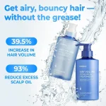 ست شامپو و ماسک مو آبرسان و حجم دهنده کوندال KUNDAL Airy Volume Hyaluron Shampoo and Conditioner Set