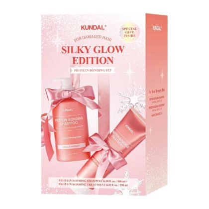 ست شامپو و ماسک مو پروتئین کوندال احیا و بازسازی مو آسیب دیده KUNDAL Protein Bonding Shampoo and Conditioner Set