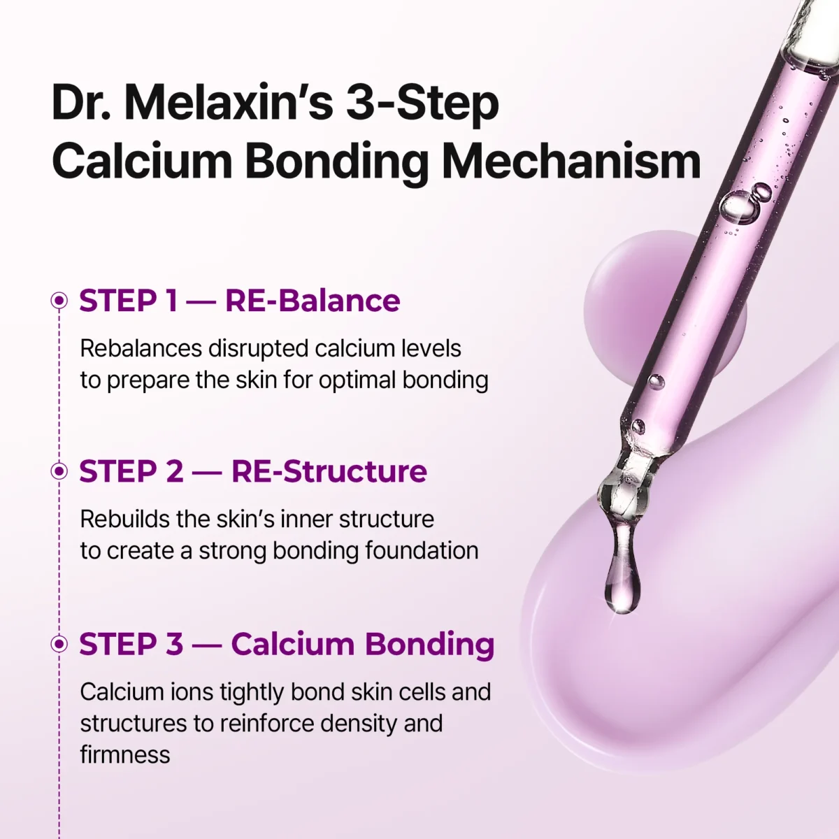 سرم کلسیوم باندیگ دکتر ملاکسین لیفتینگ فوری و سفت کننده پوست Dr.Melaxin Calcium Bonding Serum - Image 7