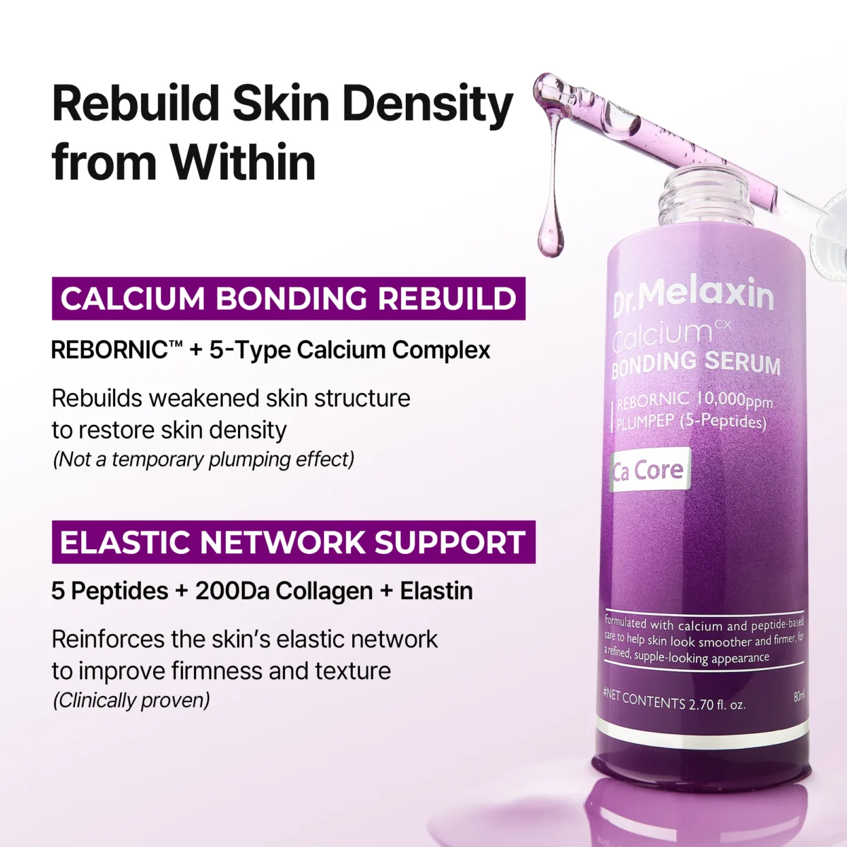 سرم کلسیوم باندیگ دکتر ملاکسین لیفتینگ فوری و سفت کننده پوست Dr.Melaxin Calcium Bonding Serum - Image 5