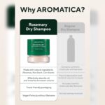شامپو خشک رزماری آروماتیکا حجم دهنده و کنترل چربی AROMATICA Rosemary Dry Shampoo Powder - Image 6