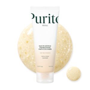 شوینده و ماسک جو دوسر پوریتو تسکین دهنده و رطوبت رسان PURITO Oat Exfoliating Facial Polish Cleanser