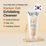 شوینده و ماسک جو دوسر پوریتو تسکین دهنده و رطوبت رسان PURITO Oat Exfoliating Facial Polish Cleanser - Image 4