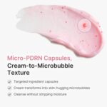 شوینده گلوتاتیون و PDRN سالمون مدی کیوب روشن و ترمیم کننده medicube Facial Cleanser PDRN Pink Glutathione Capsule Foam Cleanser