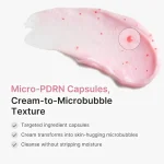 شوینده گلوتاتیون و PDRN سالمون مدی کیوب روشن و ترمیم کننده medicube Facial Cleanser PDRN Pink Glutathione Capsule Foam Cleanser