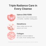 شوینده گلوتاتیون و PDRN سالمون مدی کیوب روشن و ترمیم کننده medicube Facial Cleanser PDRN Pink Glutathione Capsule Foam Cleanser - Image 7