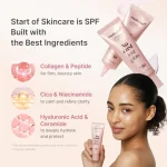 ضدافتاب کلاژن مدی کیوب جوانساز و ضدچروک medicube Sunscreen No Cast Just Glow Collagen - تصویر 8