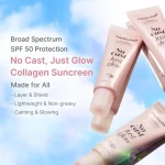 ضدافتاب کلاژن مدی کیوب جوانساز و ضدچروک medicube Sunscreen No Cast Just Glow Collagen - تصویر 5