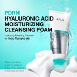 فوم شستشو هیالورون و PDRN آنوا آبرسان عمیق و احیا پوست Anua PDRN Hyaluronic Acid Moisturizing Cleansing Foam - Image 4
